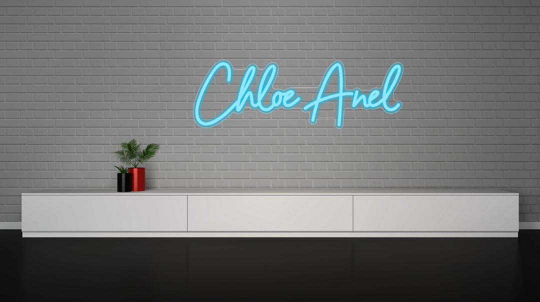 LED neon sign for Chloe Anel