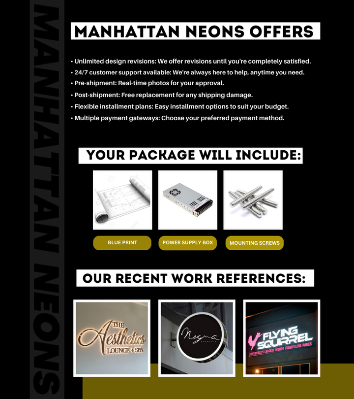Business signage for Shannon Fernandez