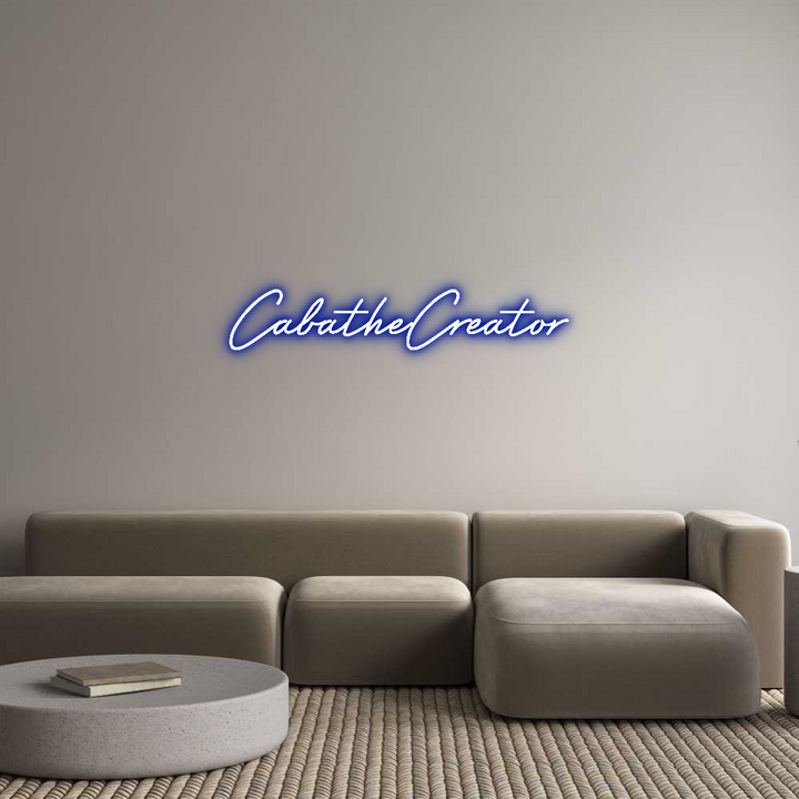 Customized Neon Sign: CabatheCreator