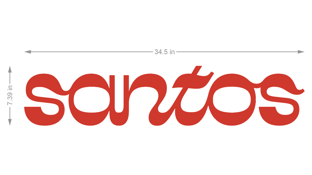 Business signage for Monica Santos