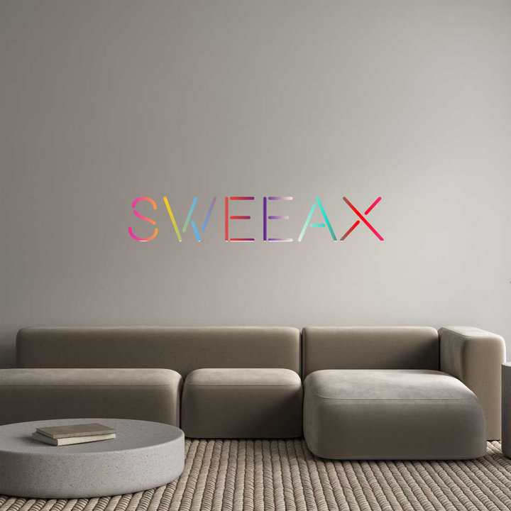 Customized Neon Sign: Sweeax