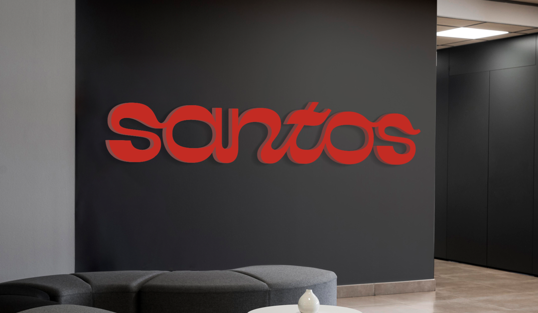 Business signage for Monica Santos