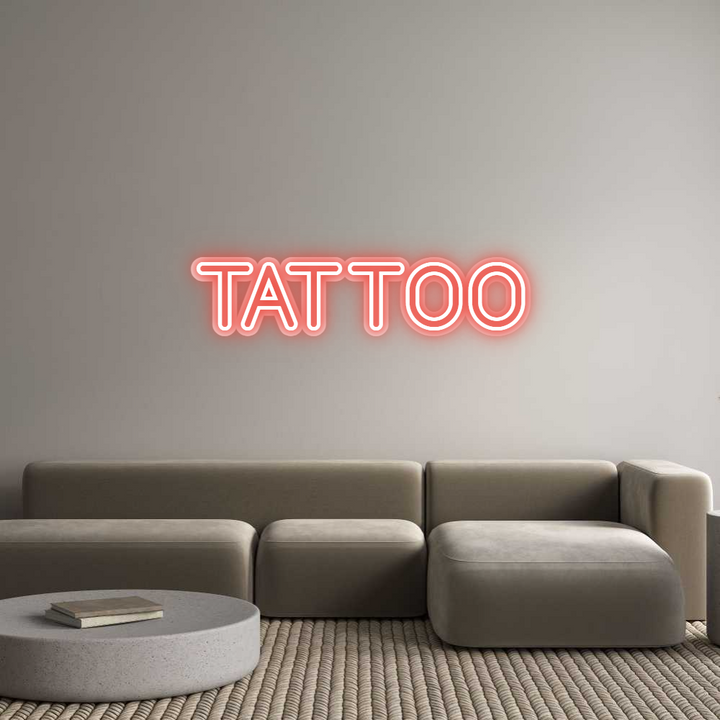 Customized Neon Sign: TATTOO