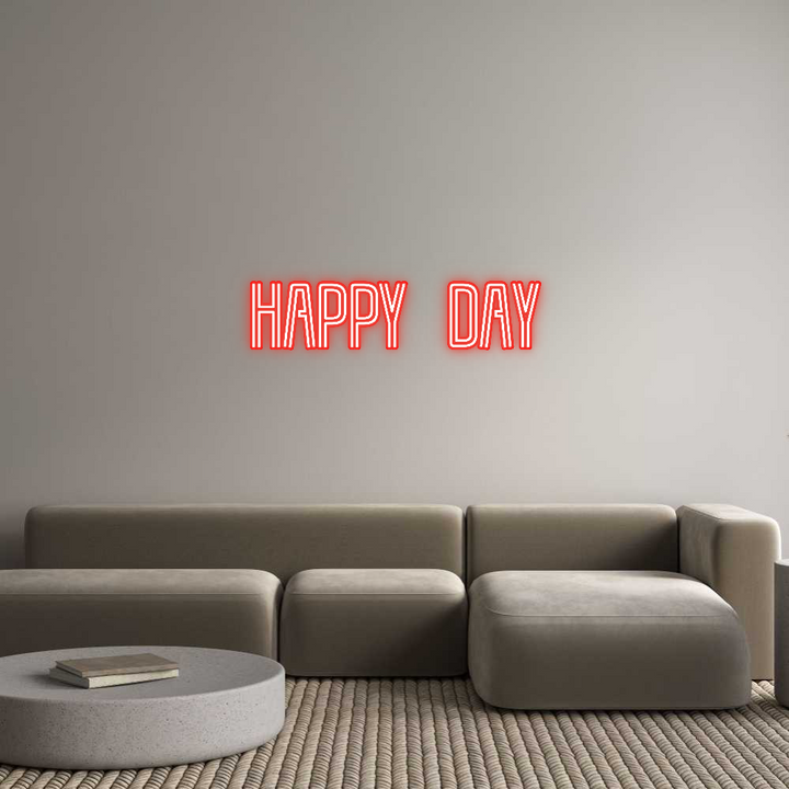 Customized Neon Sign: Happy  Day