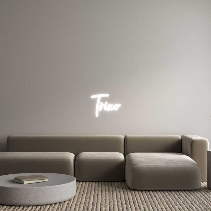 Customized Neon Sign: Trixo