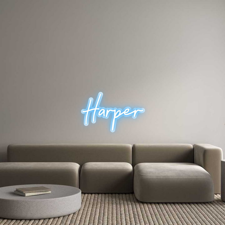 Customized Neon Sign: Harper