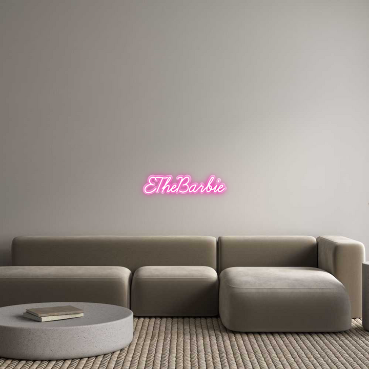 Customized Neon Sign: ETheBarbie