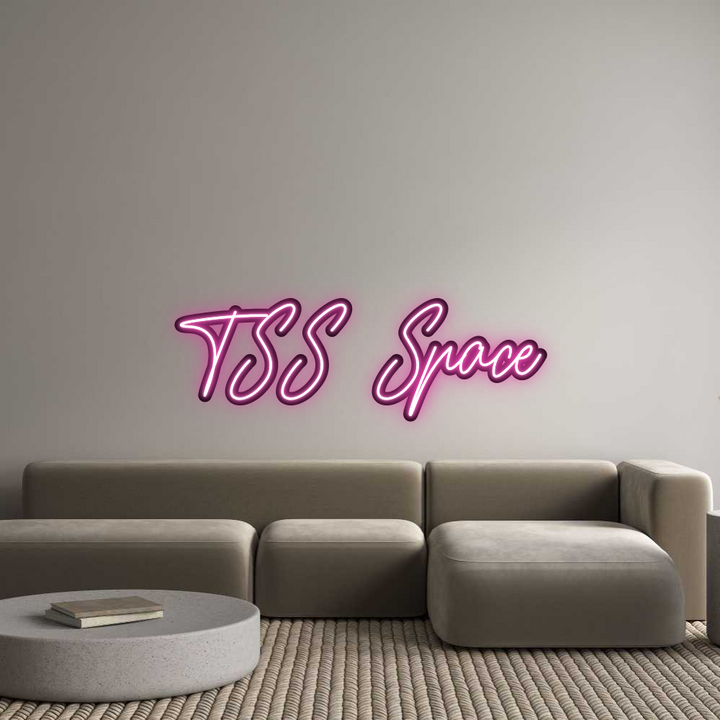 Customized Neon Sign: TSS Space
