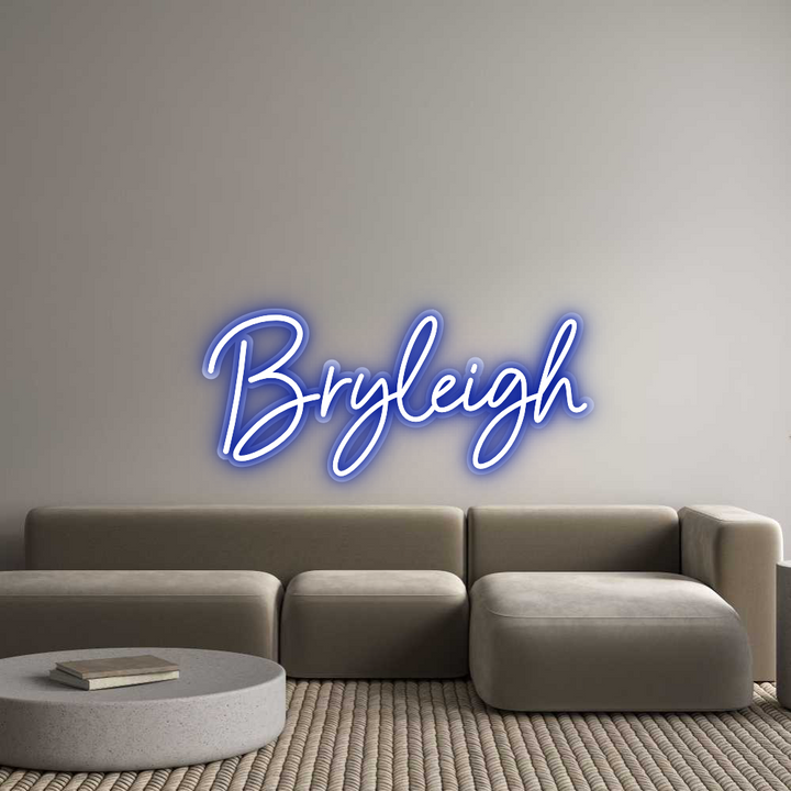 Customized Neon Sign: Bryleigh
