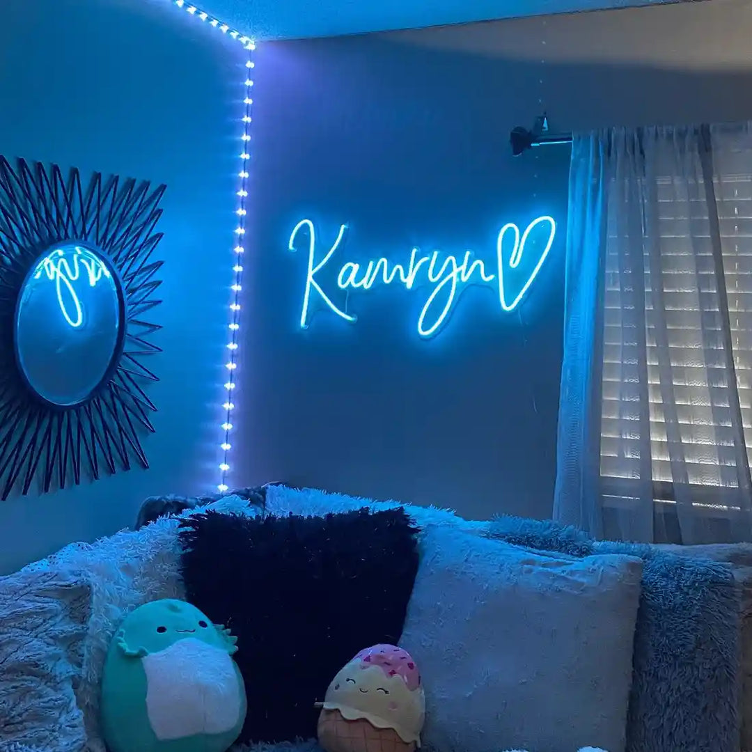 Kamryn-Name Neon Sign, adding a personalized glow to your space - from manhattonneons.com.