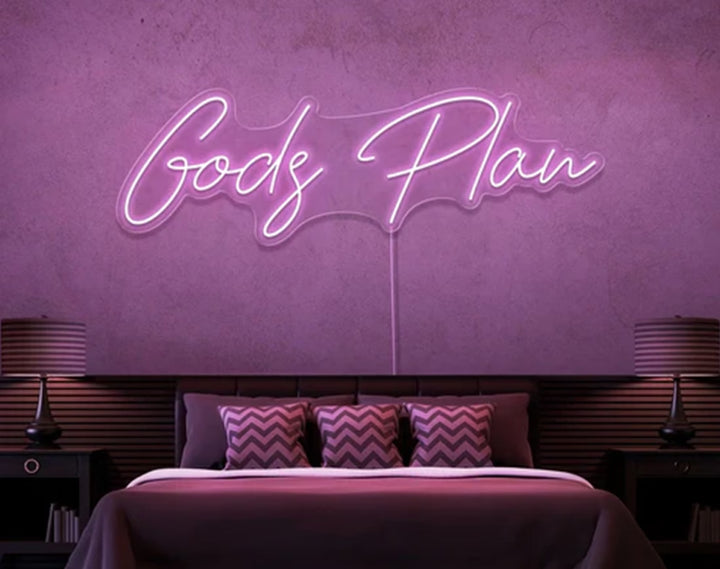 Gods Plan Easter Neon Sign by manhattanneons.com – Add a divine touch to your Easter decorations.