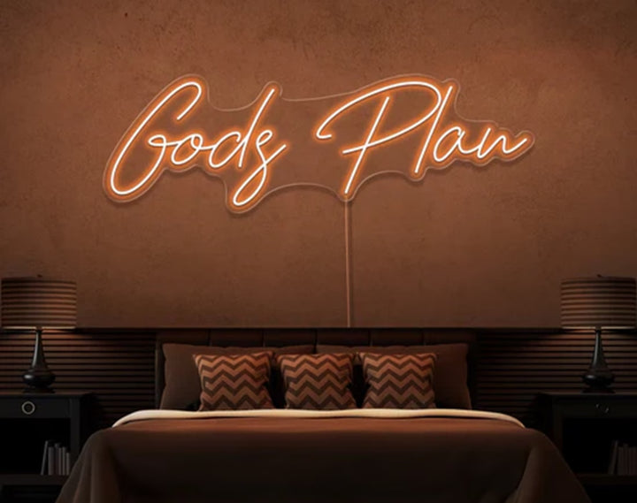 Gods Plan Easter Neon Sign by manhattanneons.com – Add a divine touch to your Easter decorations.