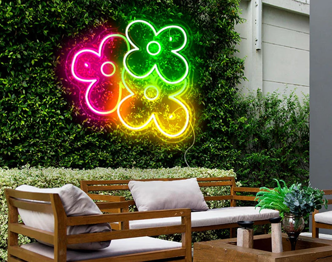 3 Flowers Easter Neon Sign by manhattanneons.com – A floral Easter neon glow.