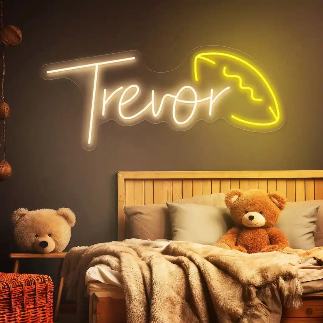 Trevor Name Neon Sign - Brighten Your Room with Unique Neon Elegance ...