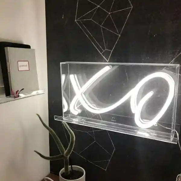 Xo Wedding Neon Sign - Romantic glowing X and O symbols for wedding decor - from manhattonneons.com