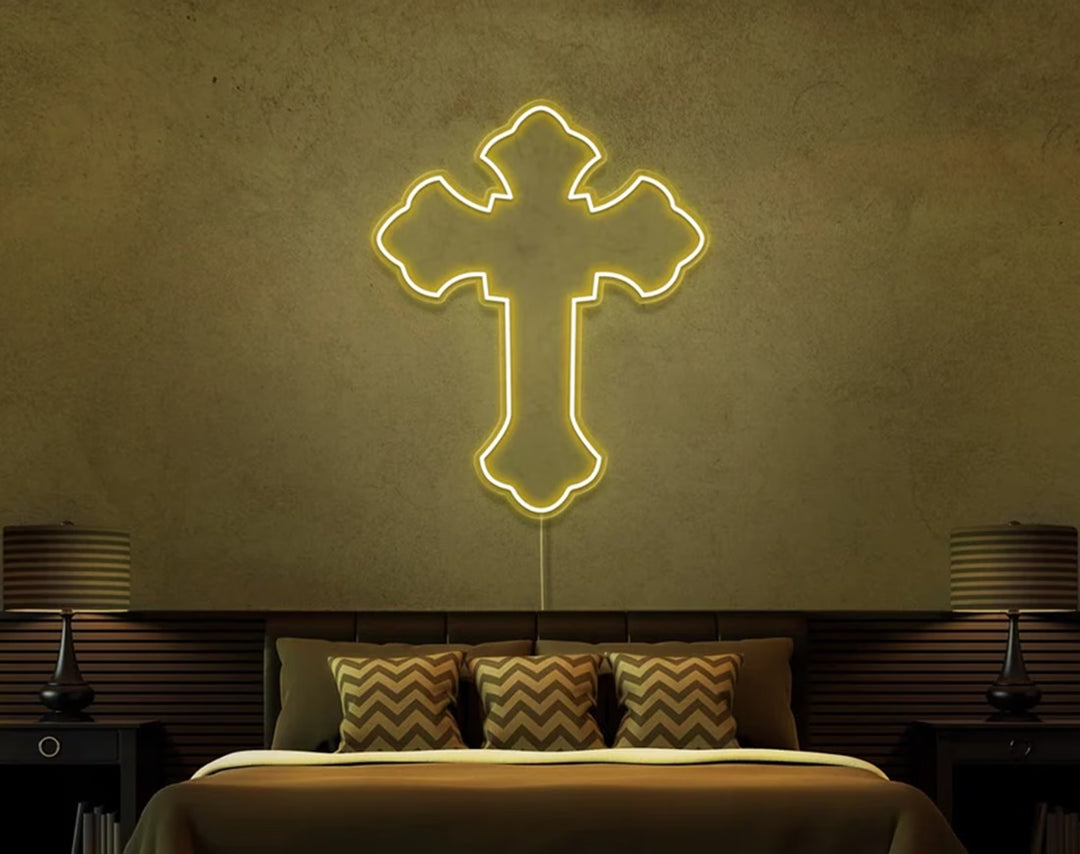 Tupac Cross Easter Neon Sign